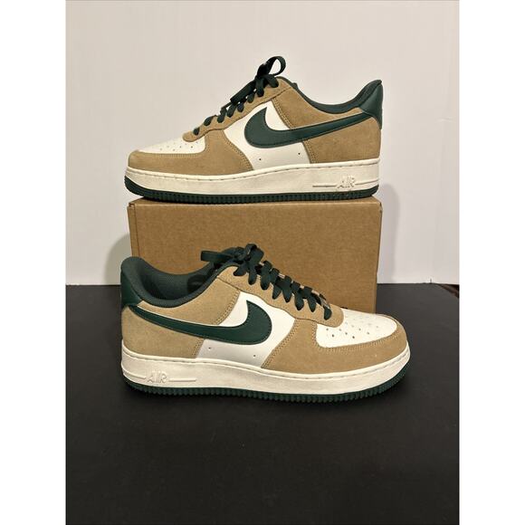 Nike Air Force 1 \'07 LV8 SZ Mens 8 Sneakers Shoes Hemp/Phantom/Fur FQ8714-203 main image 4